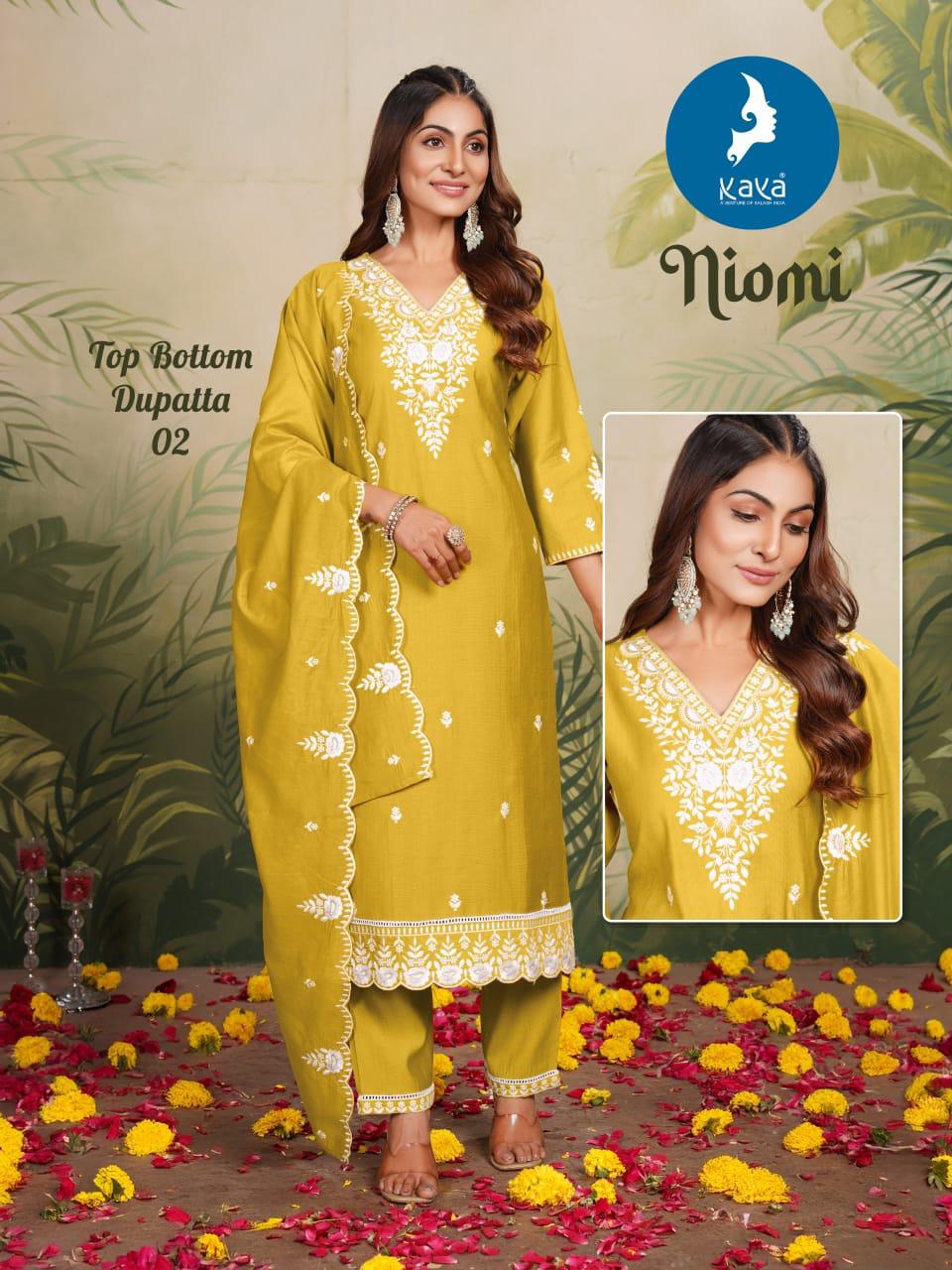 Niomi Kaya Readymade Pant Style Suits Exporter