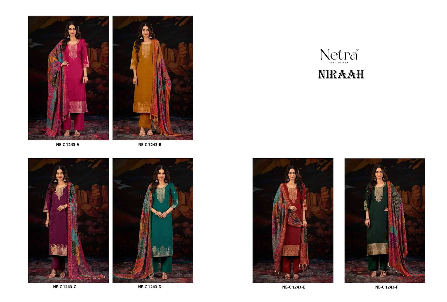 Niraah Netra Pant Style Suits Wholesale