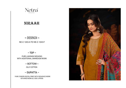 Niraah Netra Pant Style Suits Wholesale