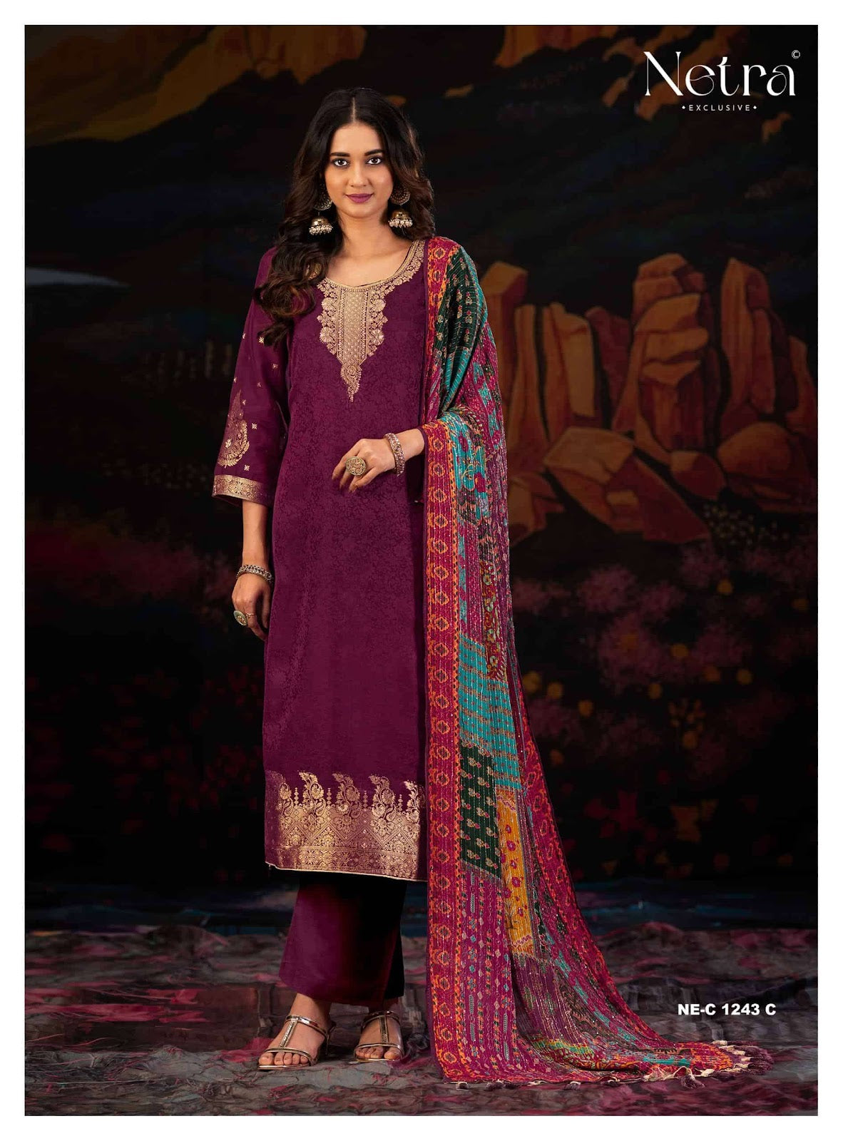 Niraah Netra Pant Style Suits Wholesale