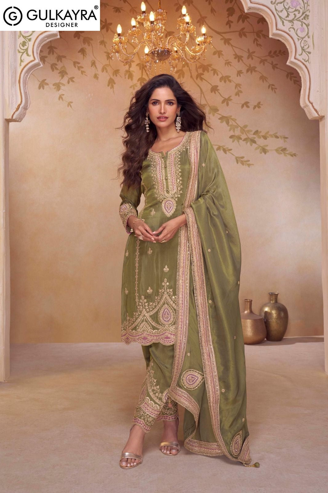 Nirali Gulkayra Designer Simar Readymade Pant Style Suits Exporter Gujarat