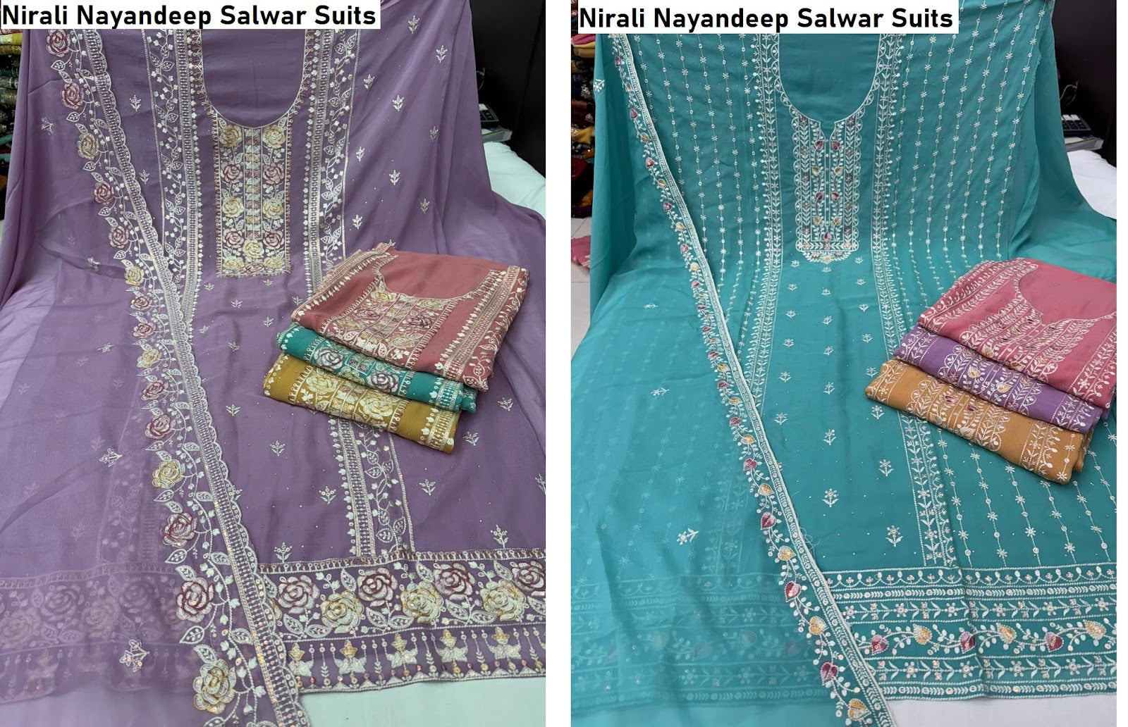 Nirali Nayandeep Georgette Salwar Suits Supplier