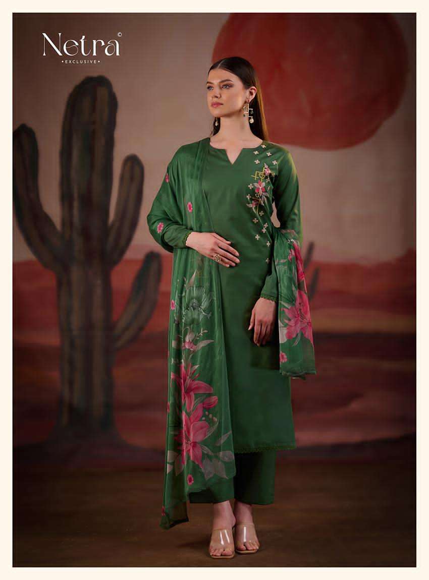 nirali netra premium cotton pant style suits supplier india