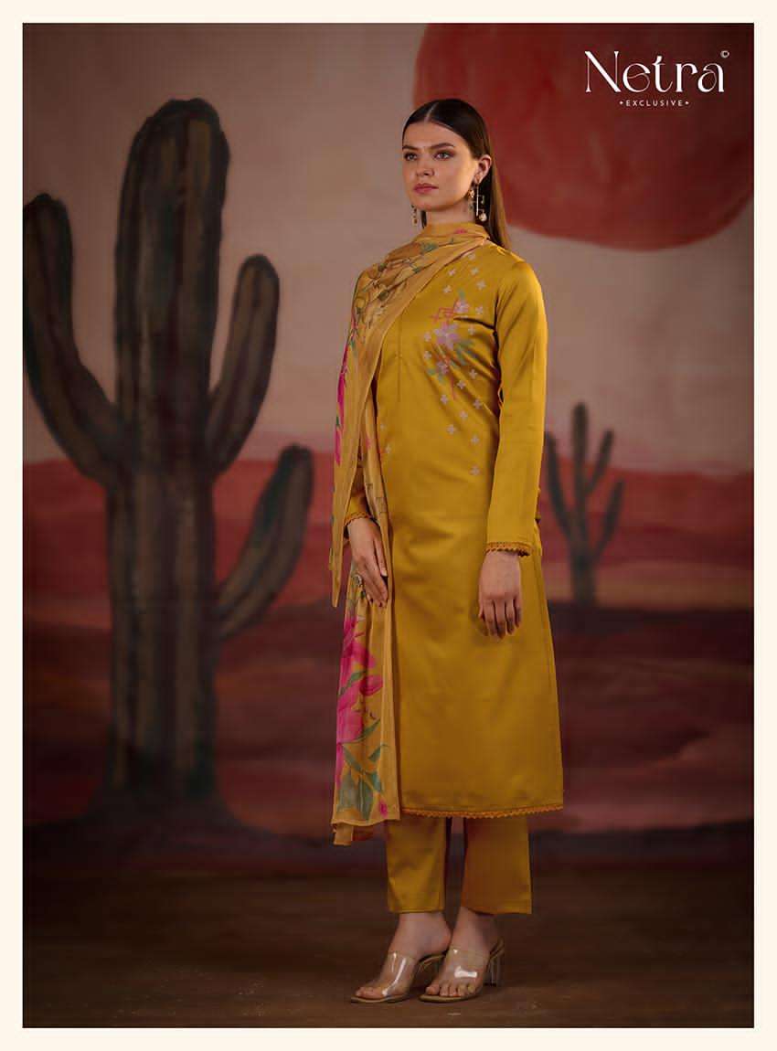 nirali netra premium cotton pant style suits supplier india