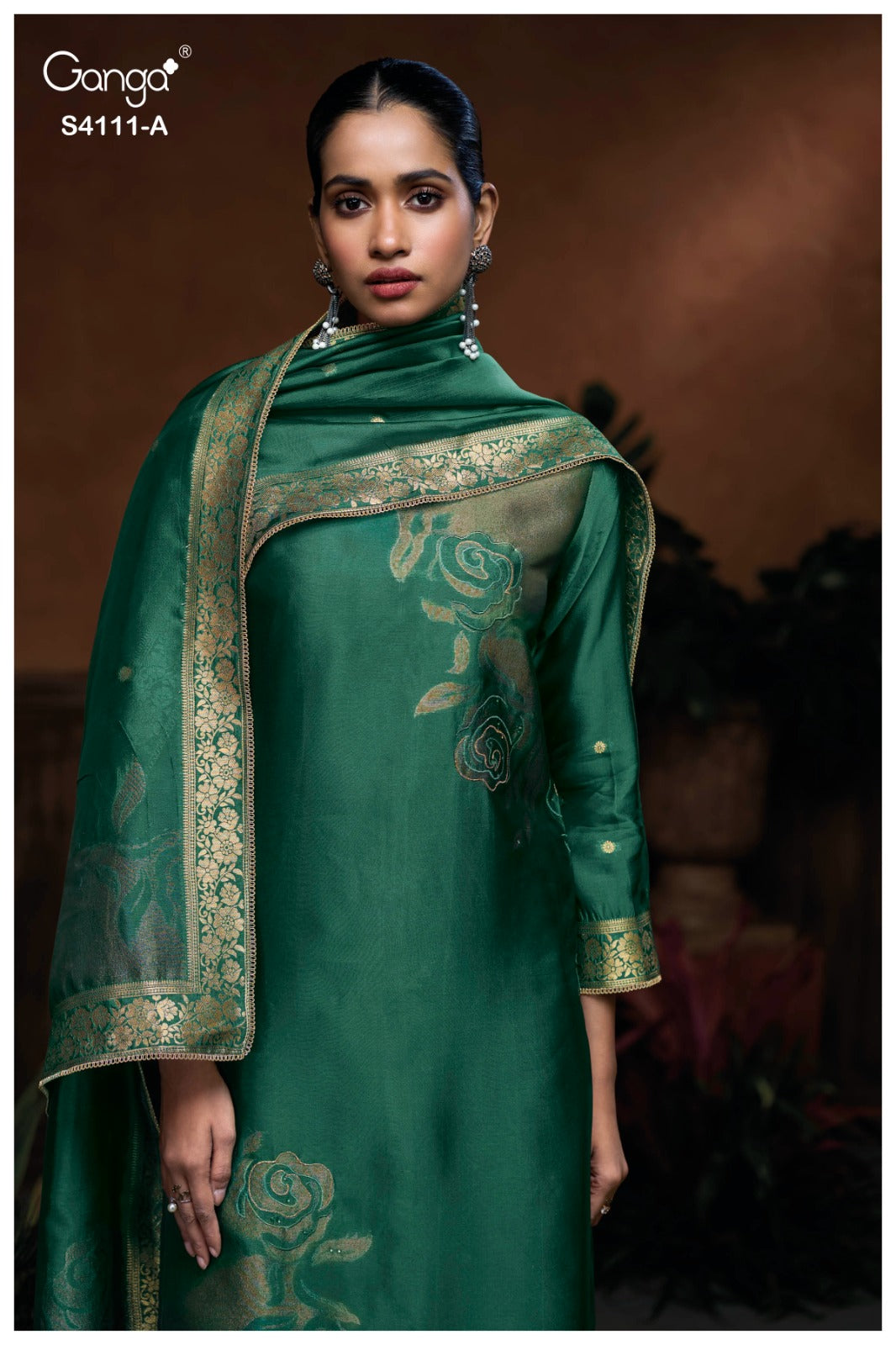 Niraya 4111 Ganga Pure Viscose Pant Style Suits Supplier India