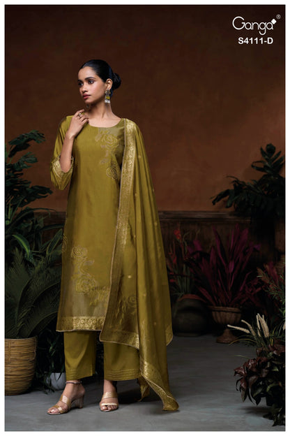 Niraya 4111 Ganga Pure Viscose Pant Style Suits Supplier India