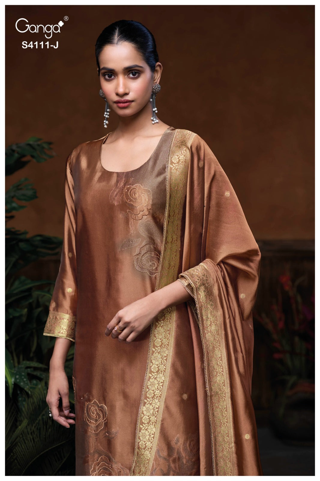 Niraya 4111 Ganga Pure Viscose Pant Style Suits Supplier India