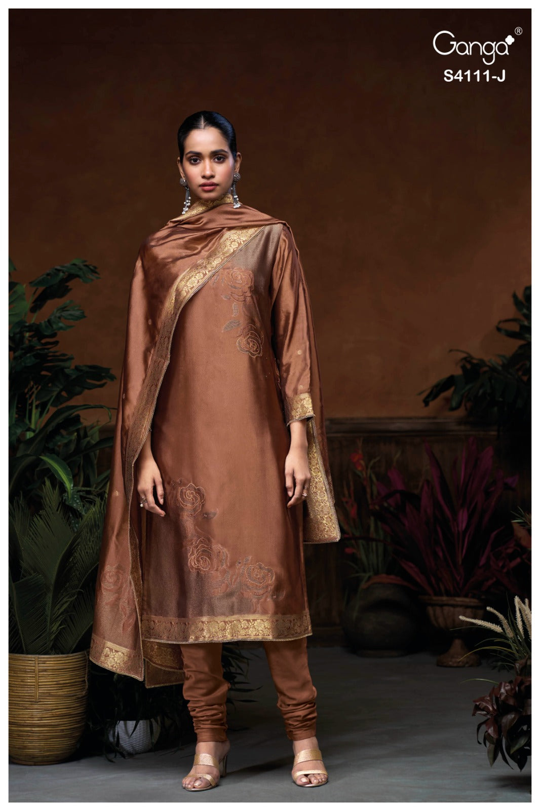 Niraya 4111 Ganga Pure Viscose Pant Style Suits Supplier India