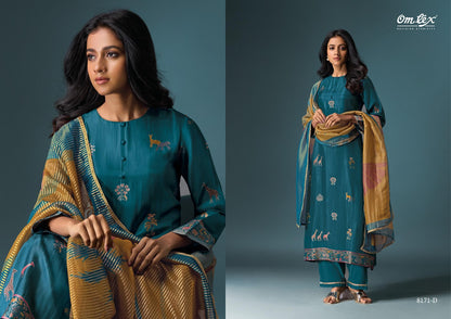 Niraya Omtex Silk Pant Style Suits Supplier Gujarat