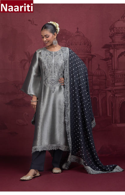 Nirkim 2875 Naariti Silk Pant Style Suits Exporter Gujarat