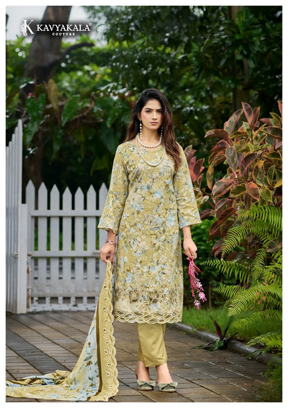 Nirmohi Vol 5 Kavyakala Lawn Cotton Karachi Salwar Suits Wholesaler Ahmedabad