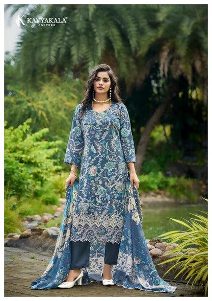 Nirmohi Vol 5 Kavyakala Lawn Cotton Karachi Salwar Suits Wholesaler Ahmedabad