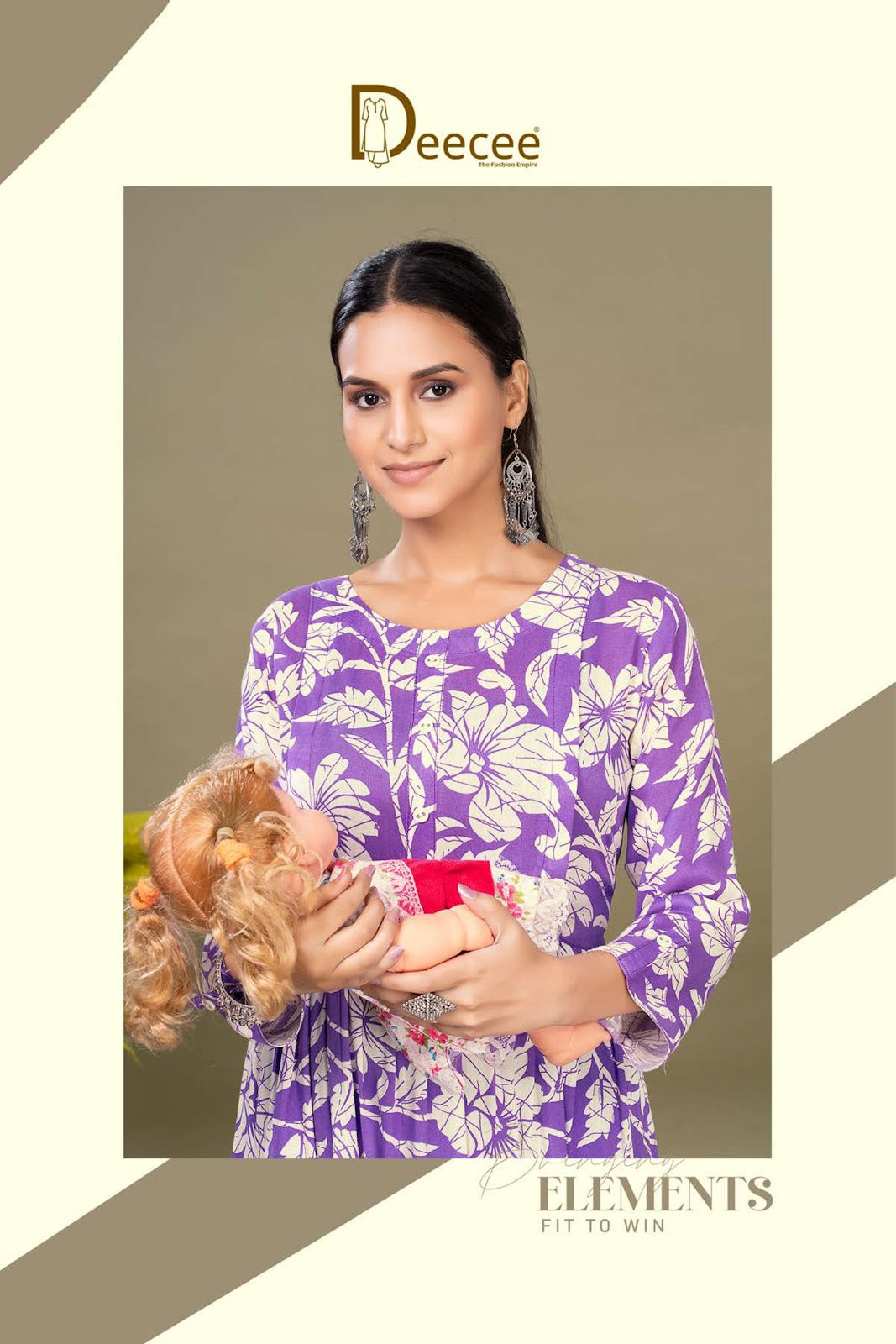 Nirosa Deecee Rayon Feeding Kurtis Wholesaler Gujarat