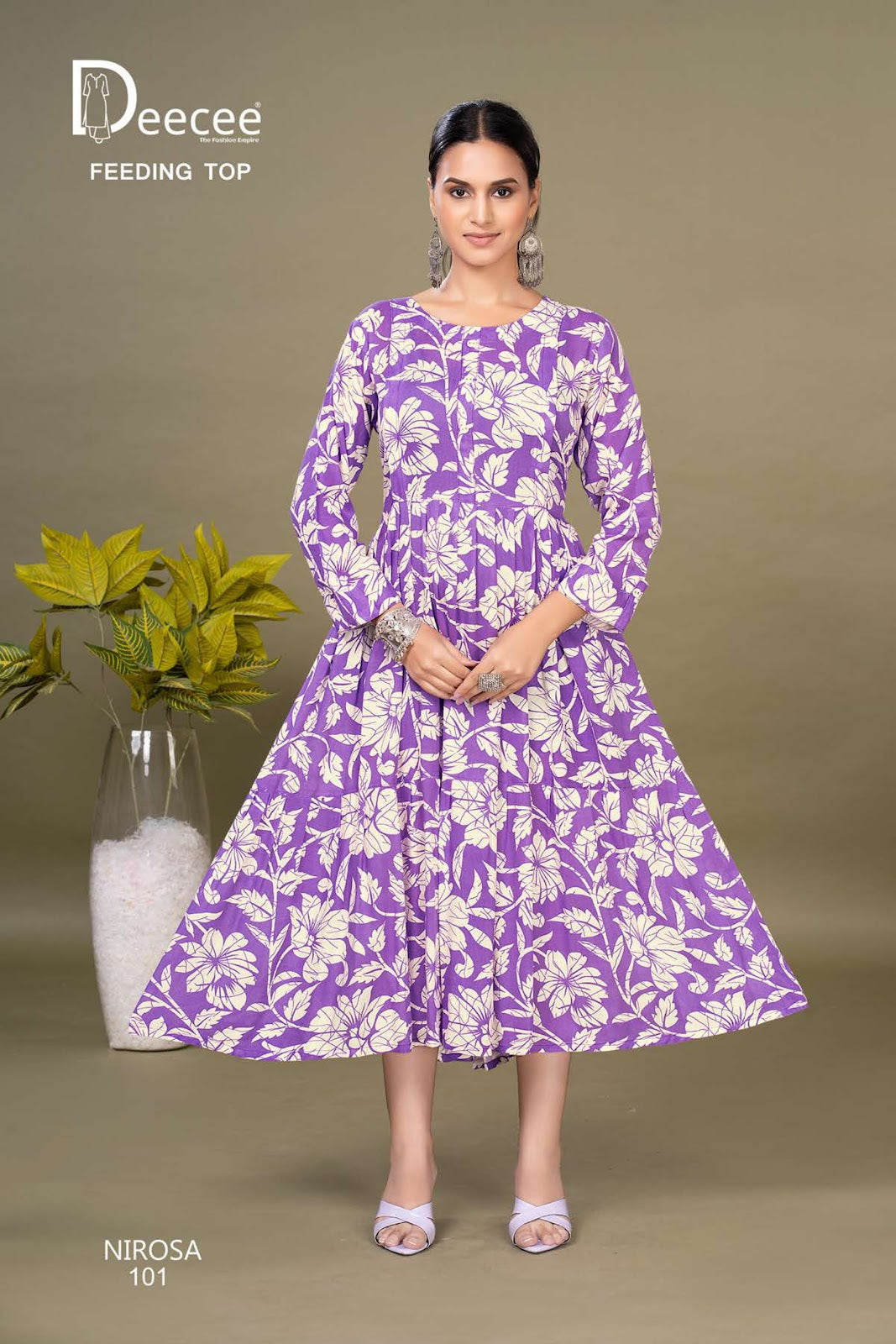 Nirosa Deecee Rayon Feeding Kurtis Wholesaler Gujarat