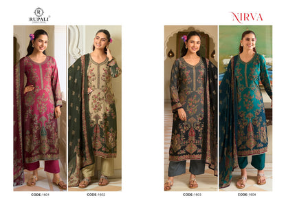 Nirva Rupali Viscose Muslin Pant Style Suits Exporter Gujarat