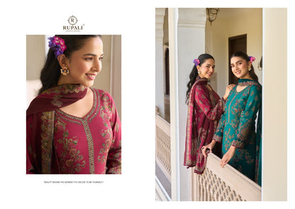 Nirva Rupali Viscose Muslin Pant Style Suits Exporter Gujarat