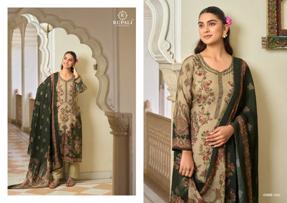 Nirva Rupali Viscose Muslin Pant Style Suits Exporter Gujarat