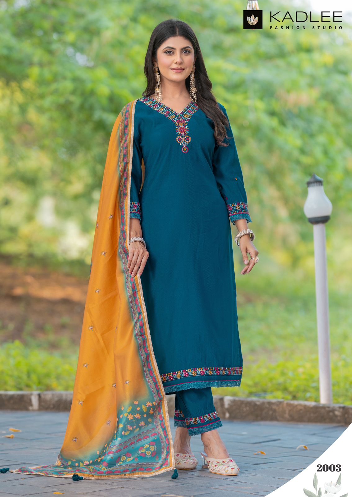 Nirvana Kadlee Viscose Readymade Pant Style Suits Exporter Ahmedabad