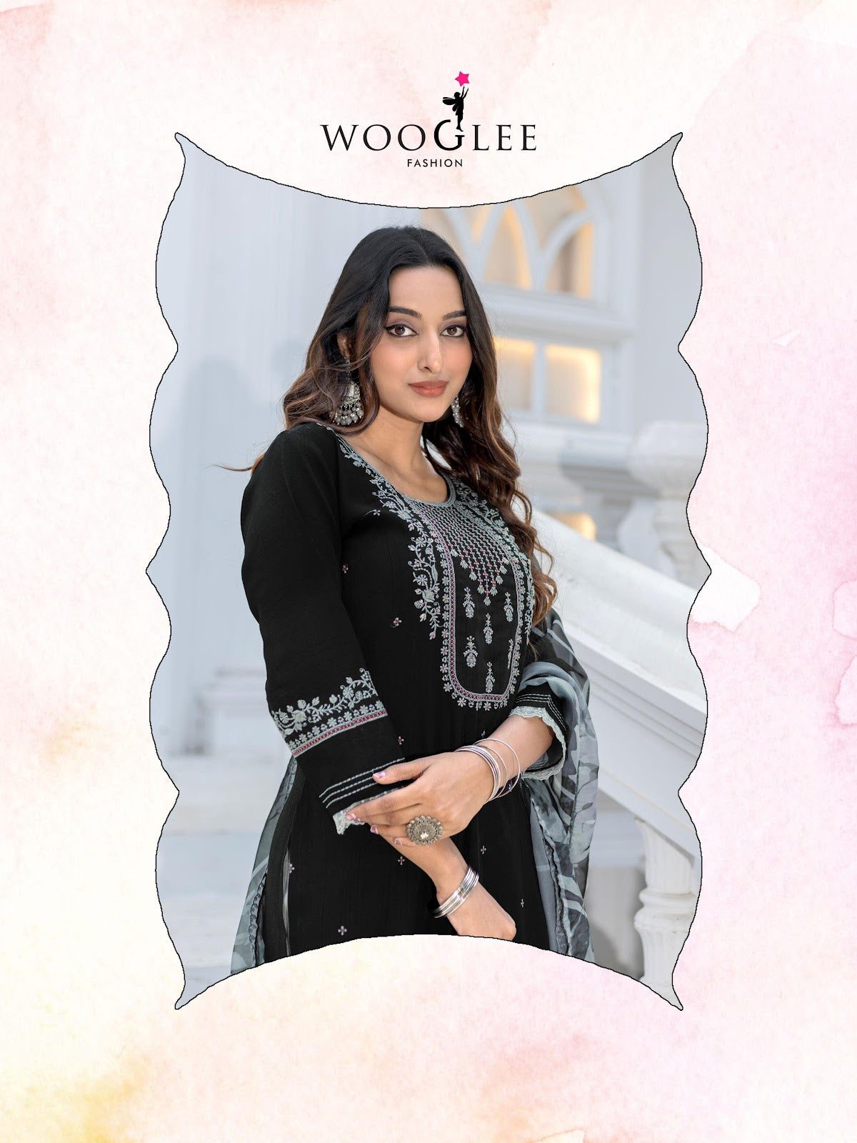 Nirvee Wooglee Modal Readymade Pant Style Suits Exporter India