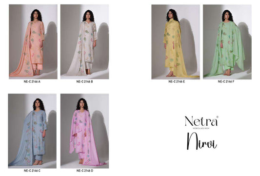 Nirvi Netra Banarasi Pant Style Suits Manufacturer Gujarat