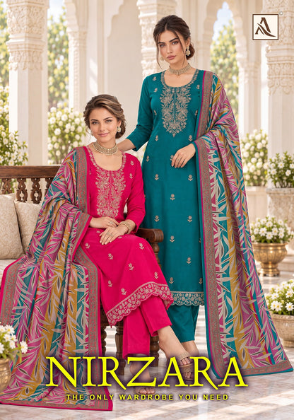 Nirzara Alok Zam Karachi Salwar Suits Exporter Ahmedabad