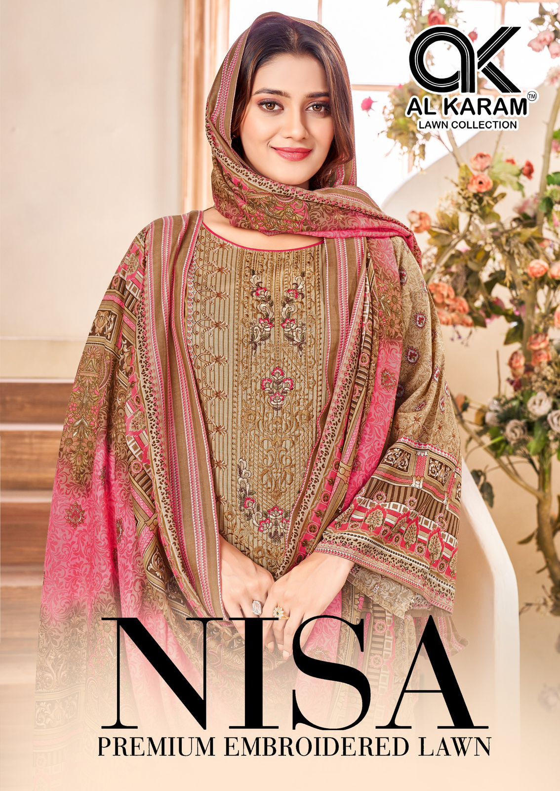 Nisa Vol 1 Al Karam Lawn Cotton Karachi Salwar Suits Wholesale Price