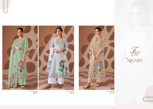 Nisarg Tm Muslin Silk Pant Style Suits