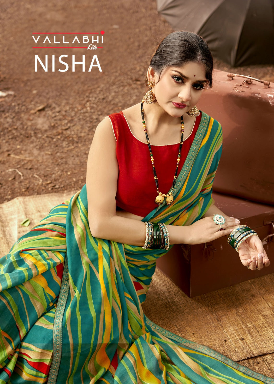 Nisha Vallabhi Lite Georgette Sarees Manufacturer India