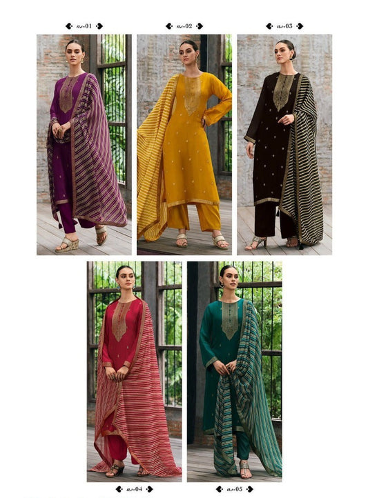 Nisha Varsha Fashions Viscose Organza Pant Style Suits Manufacturer