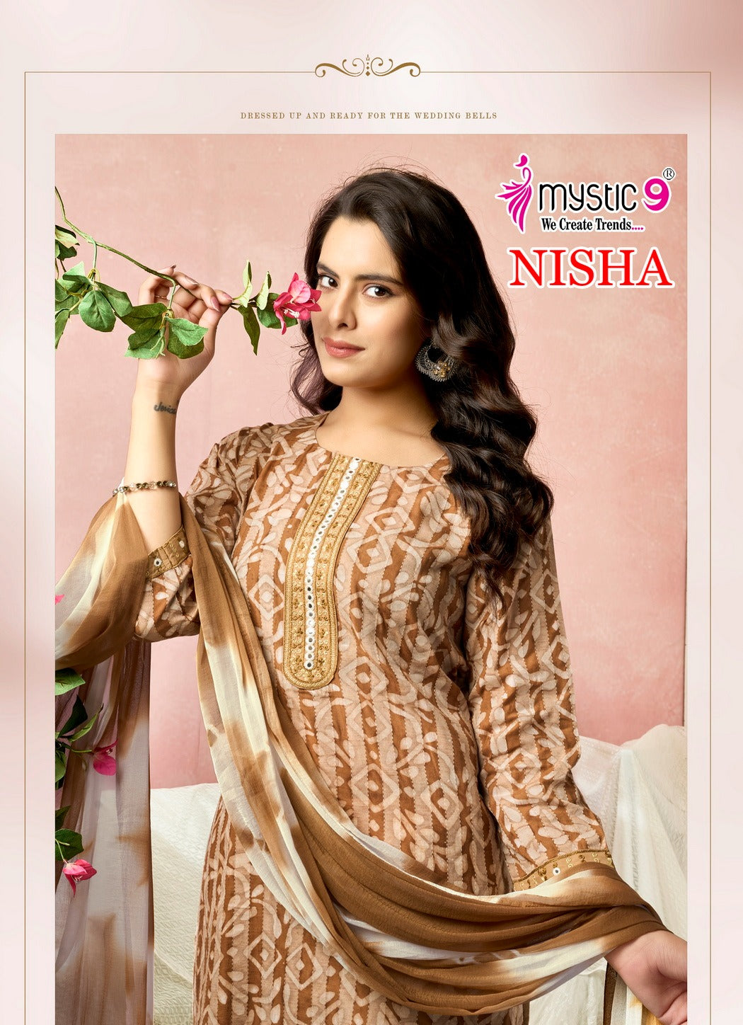 Nisha Vol 11 Mystic 9 Cotton Readymade Pant Style Suits Wholesale Price