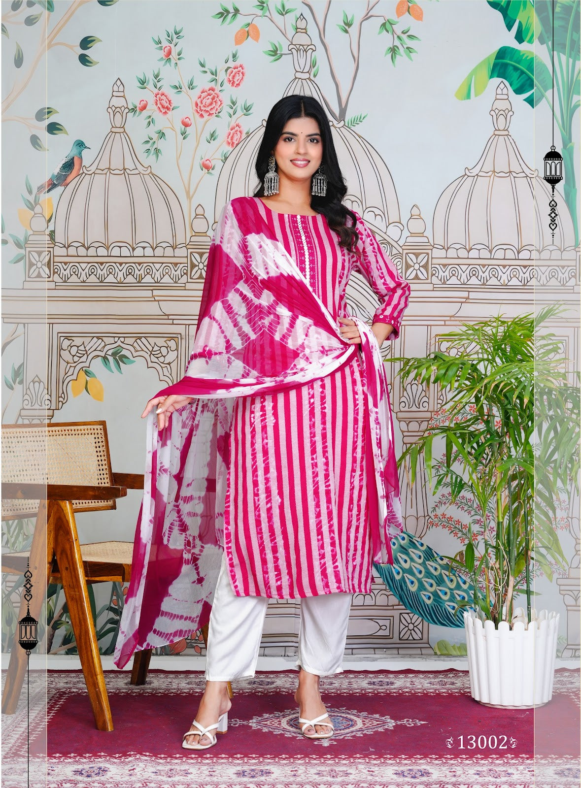 Nisha Vol 13 Mystic 9 Cotton Readymade Pant Style Suits Supplier India