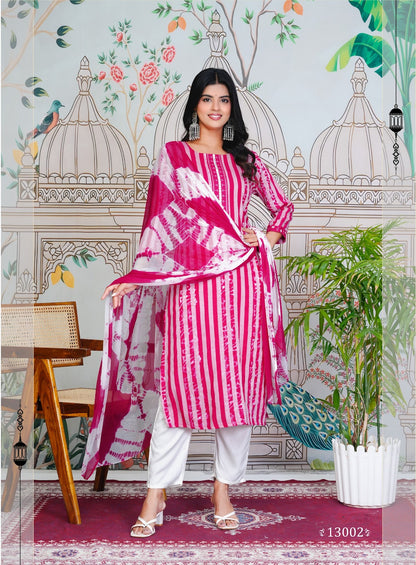 Nisha Vol 13 Mystic 9 Cotton Readymade Pant Style Suits Supplier India