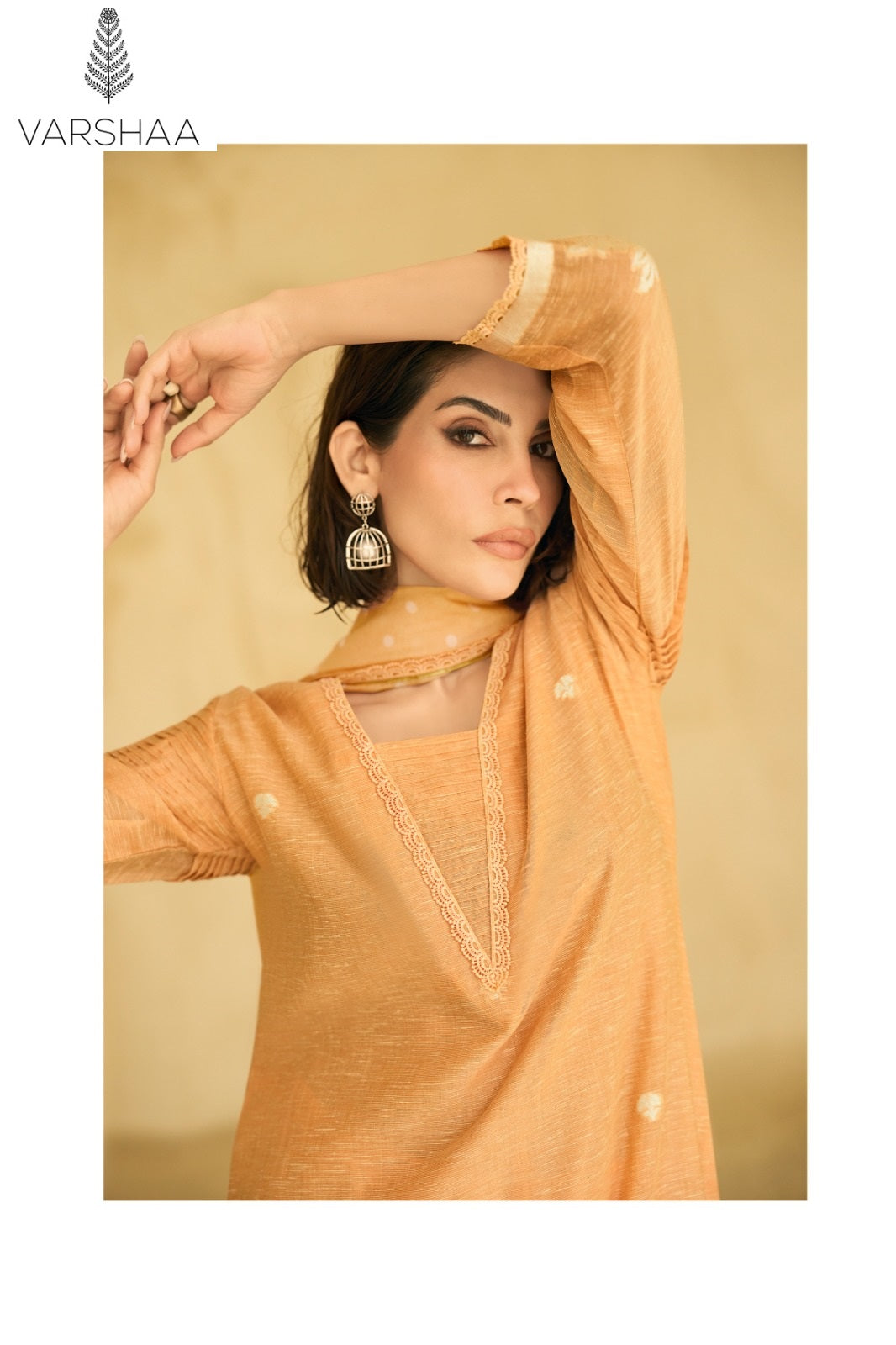 Nishat Varshaa Linen Pant Style Suits Exporter India