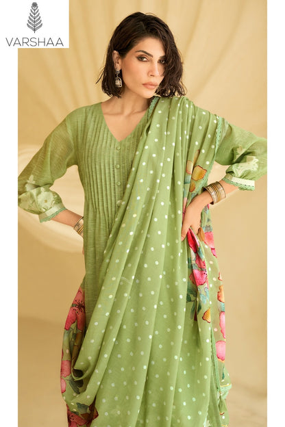 Nishat Varshaa Linen Pant Style Suits Exporter India