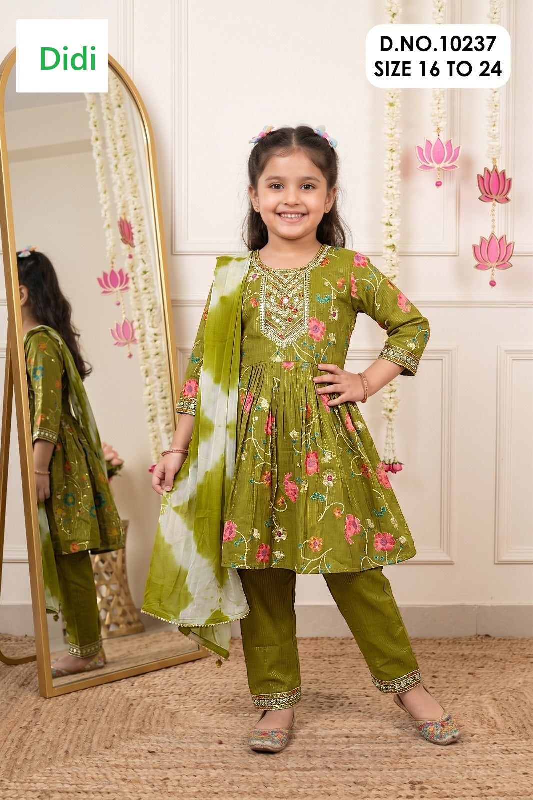 Nishika 4 Dn 10237 Didi Berlin Girls Readymade Anarkali Suits Wholesale Price