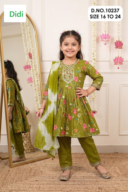 Nishika 4 Dn 10237 Didi Berlin Girls Readymade Anarkali Suits Wholesale Price