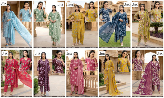 Nishika Jnx Capsule Print Readymade Pant Style Suits Manufacturer India