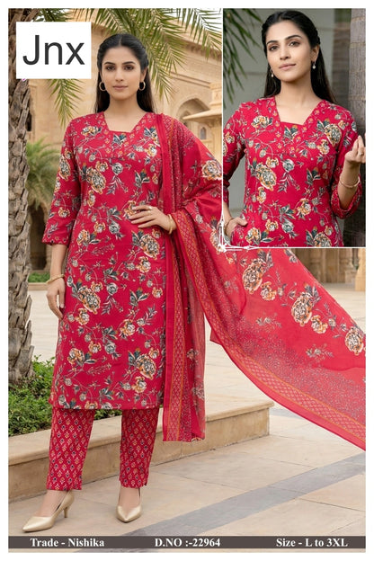 Nishika Jnx Capsule Print Readymade Pant Style Suits Manufacturer India