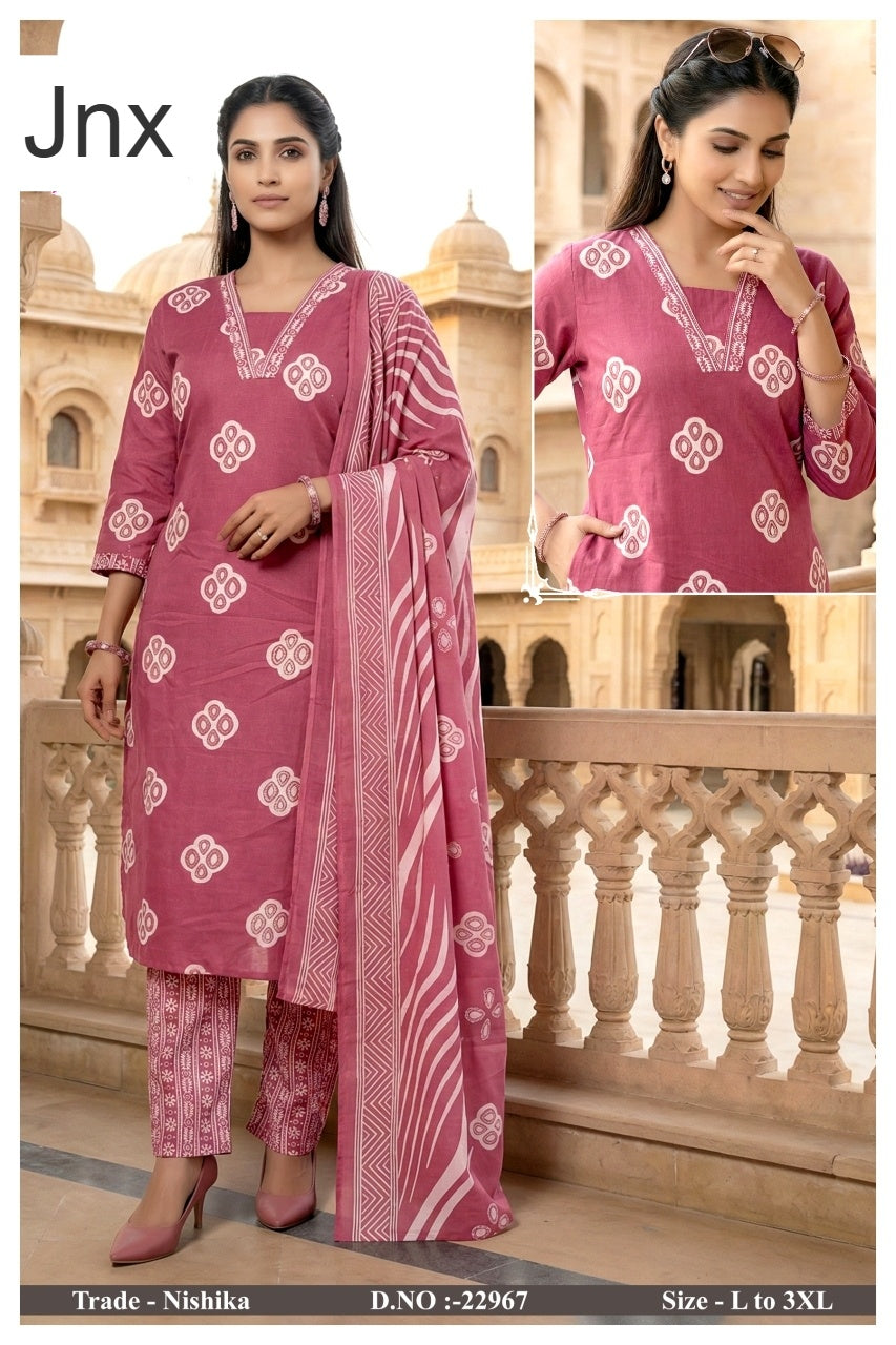 Nishika Jnx Capsule Print Readymade Pant Style Suits Manufacturer India