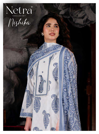 Nishika Netra Banarasi Pant Style Suits Manufacturer