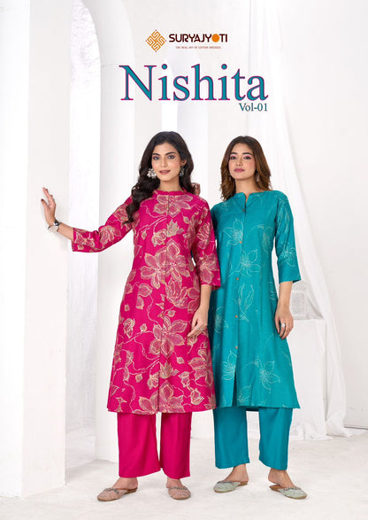 Nishita Vol 1 Suryajyoti Co Ord Set Wholesale