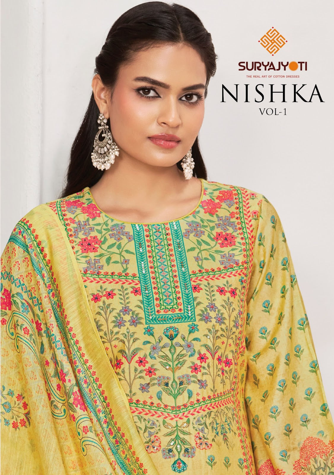 Nishka Vol 1 Suryajyoti Modal Silk Pant Style Suits Wholesaler Ahmedabad