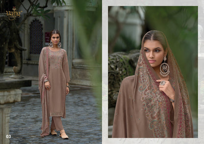 Nishqa Vol 2 Summer Edit 2025 Rang Fashion Viscose Muslin Pant Style Suits Wholesaler