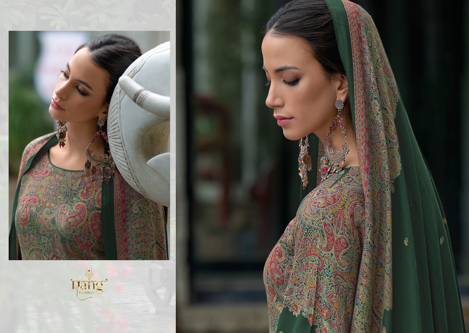 Nishqa Vol 2 Summer Edit 2025 Rang Fashion Viscose Muslin Pant Style Suits Wholesaler