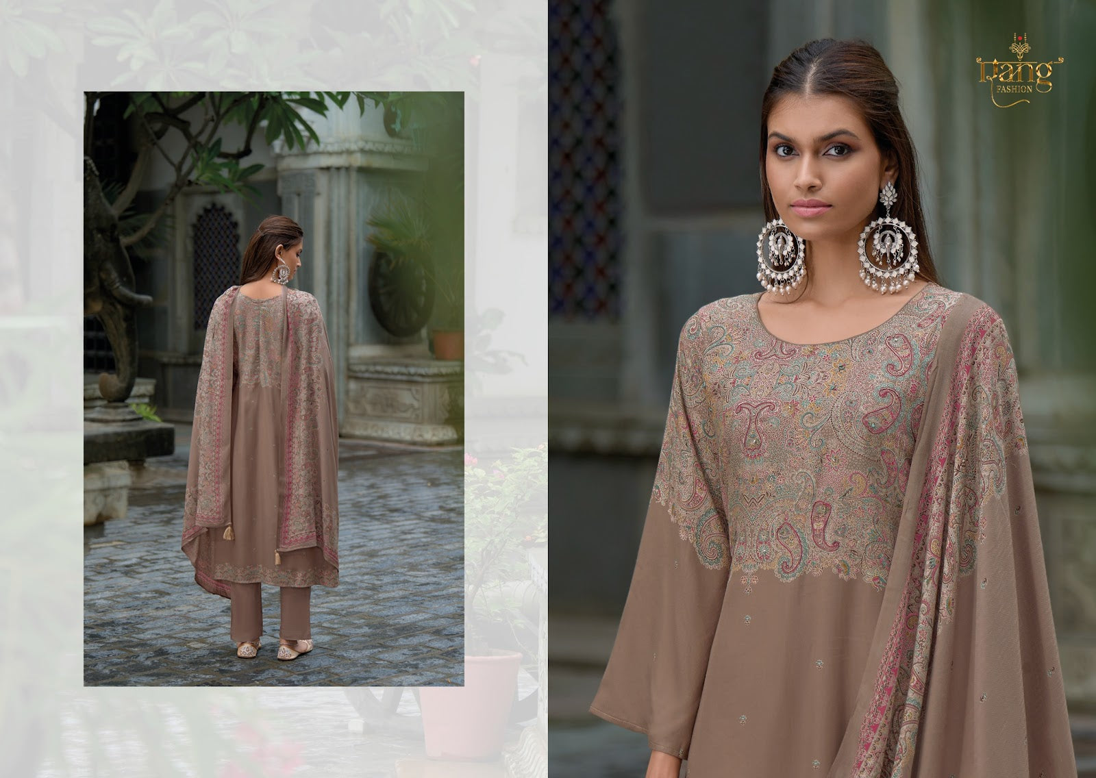 Nishqa Vol 2 Summer Edit 2025 Rang Fashion Viscose Muslin Pant Style Suits Wholesaler