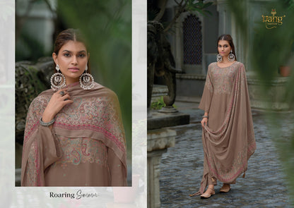Nishqa Vol 2 Summer Edit 2025 Rang Fashion Viscose Muslin Pant Style Suits Wholesaler