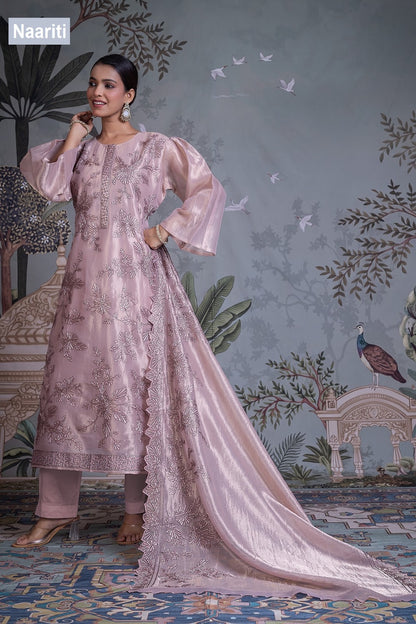 Nishra 2760 Naariti Tissue Silk Pant Style Suits Supplier Gujarat