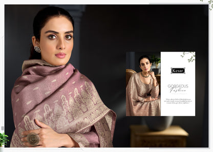 Nishtha Kesar Jiraffe Silk Pakistani Salwar Suits Wholesale