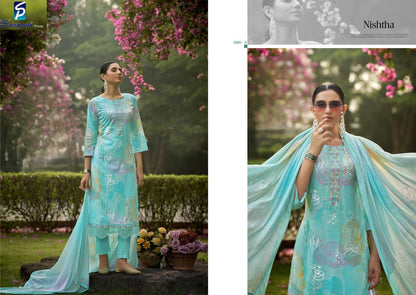 Nishtha Sargam Prints Cambric Pant Style Suits Supplier Gujarat