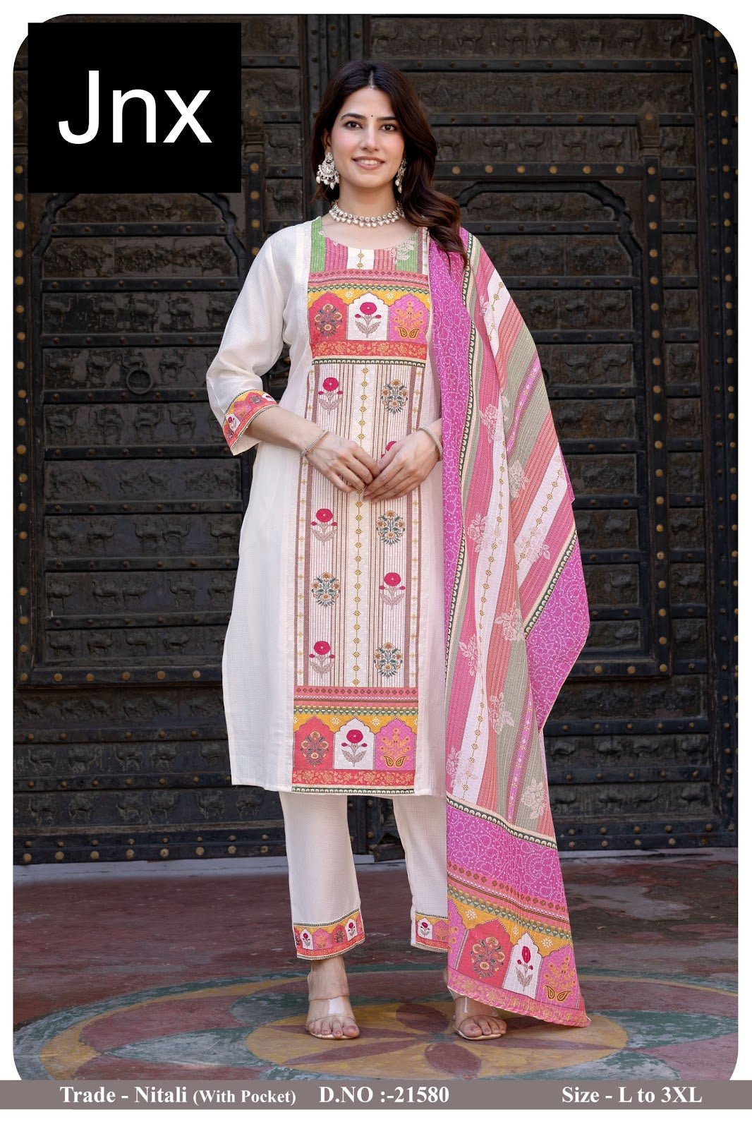 Nitali Jnx Readymade Pant Style Suits Supplier India